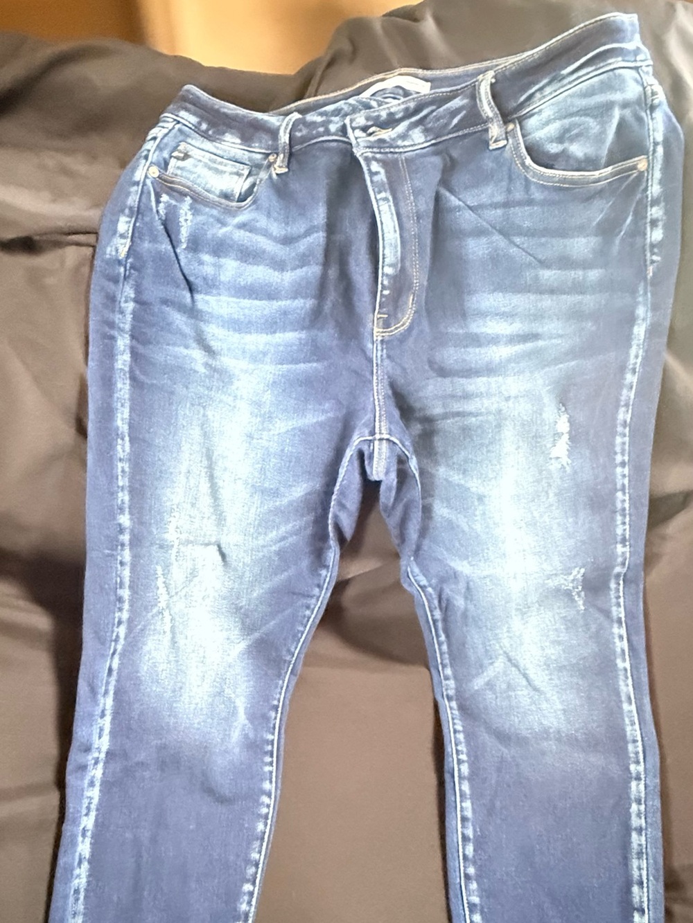 Women’s KanCan plus size skinny distressed jeans